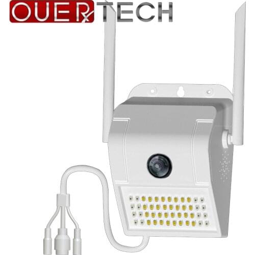OUERTECH 1080P HD Wall Lamp IP Camera Motion Detection WIFI Camera Human Body Induction Courtyard Camera Cloud Storage