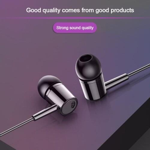 Mobile Wired Headphones 3.5MM Sport Earbuds With Bass Phone Earphones Stereo Headset Mic Music Earphones For Phone Computer