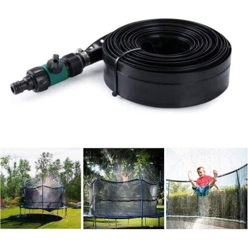 Adjustable 8/12/15m Summer Outdoor Kid Water Park Trampoline Garden Watering Sprinkler Hose fit floor cleaning car cleaning nice