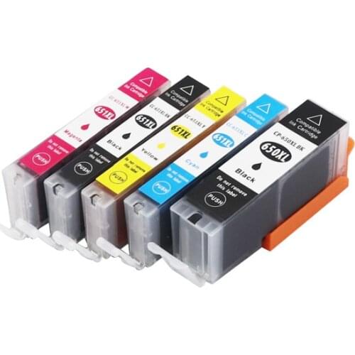 PGI 650 CLI 651 Compatible Ink Cartridges for Canon Pixma MG6360 MG6460 MG7160 iX6860 MX926 Printer PGI650 CLI651