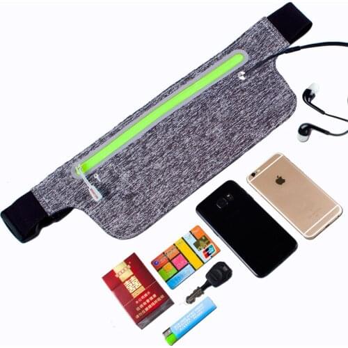 Waterproof Running Waist Bag Canvas Sports Jogging Portable Outdoor Phone Holder Belt Bag Women Men Fitness Sport Accessories