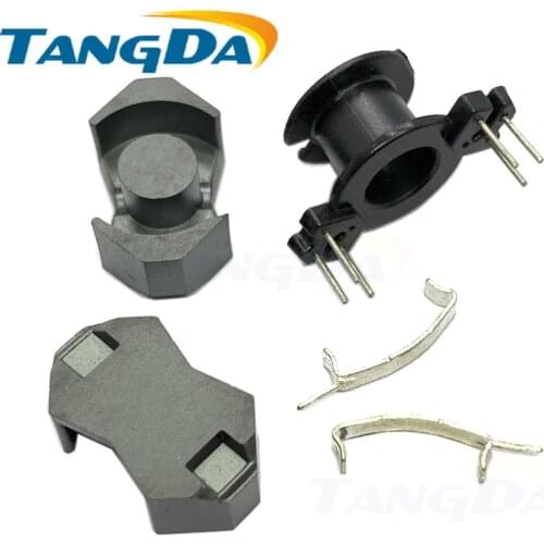 TANGDA RM6 core Bobbin 3+3pin 6p magnetic core+skeleton PC40 soft ferrite cores Transformers vertical AG