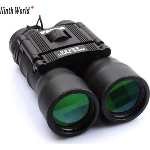 Upgraded 22x32 Night Vision Binoculars Telescope Wide Angle Optical Lens Zoom Portable Folding Binocular Spy Telescopio Pec