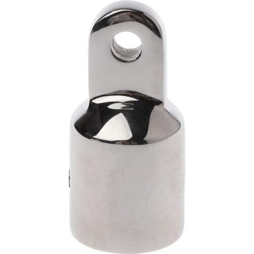 Stainless Steel Bimini Top Eye End Cap For 0.79'' Pipe Marine Boat Yacht -M25