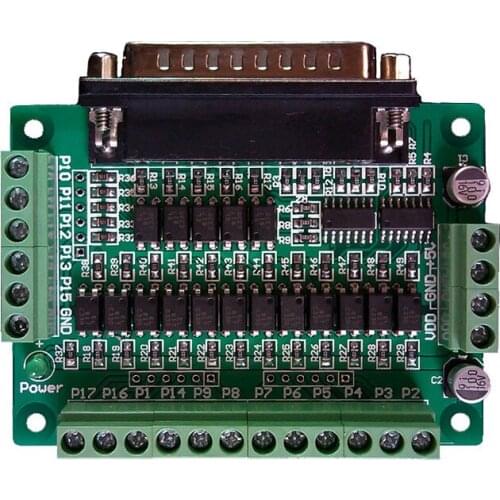High-speed optocoupler high-performance interface board,CNC parallel port interface board photoelectric isolation,J19349
