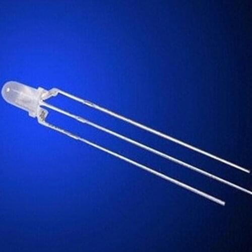 1000pcs 3mm Common Anode LED Diode Red And Green Diffused 20mA Round 3 mm Bicolor 3 pin LED Light Emitting Diode Lamp Through