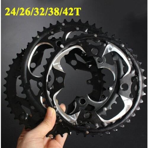 104/64BCD mtb Chainring 24/26/32/38/42T Double/Triple Chainwheel 3*10S/2*10S for Shimano crankset Mountain Bike parts