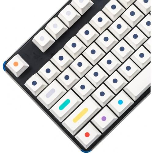 108Keys Cherry MXPBT Thermal Sublimation OEM Mechanical J Keyboard Keycaps 61 87 96 GK64
