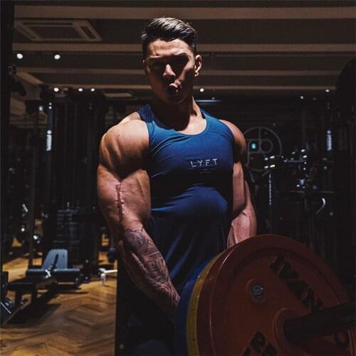 2021 new Gyms clothing Cotton bodybuilding tank top bodybuilder mens ropa hombre tops singlet sleeveless singlet men