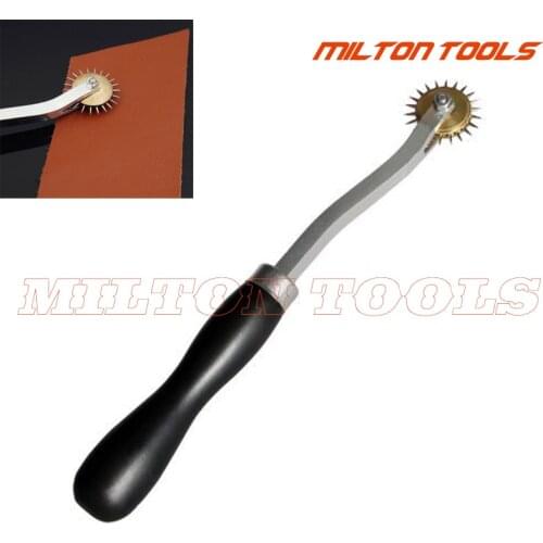 4mm Leather Craft Spacing Wheel Paper Cloth Sewing Stitch Overstitch Wheel Tool Roulette Punching Hole Maker Spacer Wheel gauge