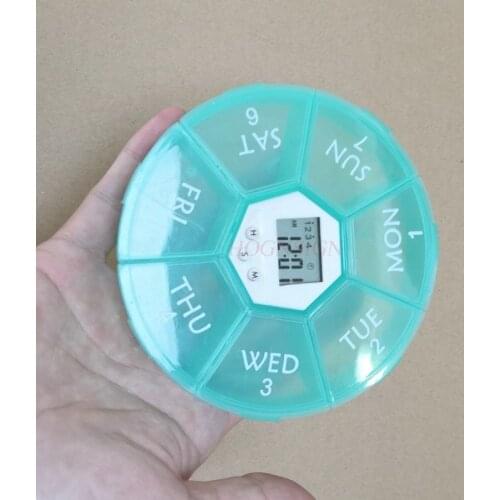 Shape sealed pill cases slots Pill Case Container Sealed Bottle Cases Compartment Storage Box Daily Medicine Outdoor