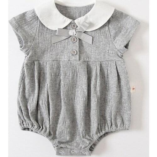 Newborn Jumpsuit Cotton Set Baby Romper Summer Boutique Outfits Toddler Korean Baby Girl Romper Onesie Baby Ropa Clothes BW50PF