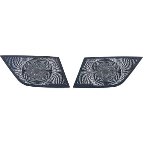For Audi A3 2021 Stainless Steel Auto Interior Door Audio Speaker Horn Net Cover Trim Car Styling Accessories