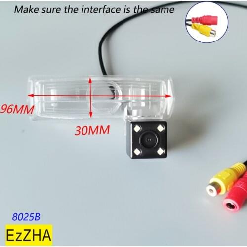 EzZHA For Toyota 2007 2012 camry Car Rear View 4 8 12 led Night Camera Reverse Backup Camera parking aid Color CCD /HD camera