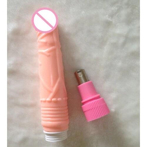 G-king 17.5*3-4cm Food grade TPR vibrating Sex machine accessories sex products mini dildo for love machine ENHOT-ZD-001