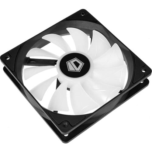 ID-COOLING XF-12025-ARGB 120mm Case Fan 12V 4PIN RGB Fan PWM Fan for CPU Cooler/Radiator/PC Chassis MB Sync RGB(Single)