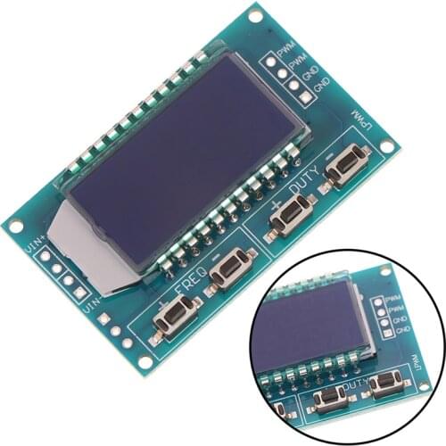 Integrated circuit Signal Generator PWM Board Module Pulse Frequency Duty Cycle Adjustable Module LCD Display 1Hz-150Khz3.3V-30V