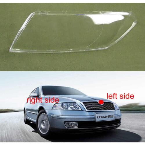 For Skoda Octavia 2007 2008 2009 Headlights Cover Headlamp Shell Headlamps Plastic Shell Lampshade Headlights Cover Lens Glass