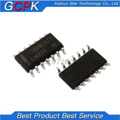 10pcs LM224DR SOP-14 LM224 SOP14 LM224D 224DR SOP new and original IC