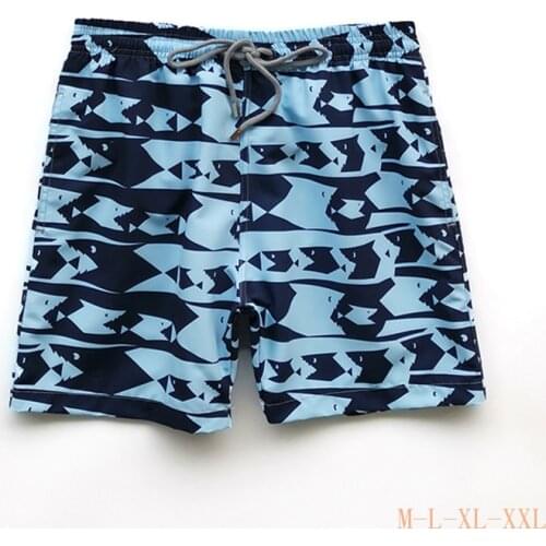 2021 Brand New Mens Swimwear Luxury Pattern Piranha Summer Travel Holiday Beach Board Shorts Tropical Mesh Boardshorts Boxer