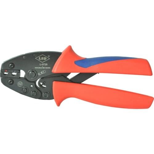 Insulated terminals crimping pliers crimping tool for 0.5-2.5mm2 cable links butt connectors L-0725