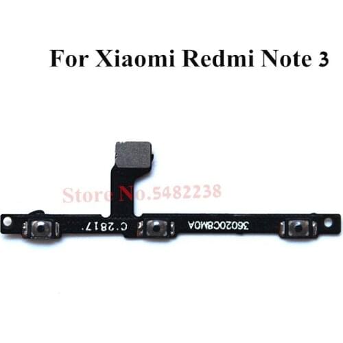 Original Power ON OFF Volume Side Buttons Flex cable For Xiaomi Redmi Note 3 NT3 Side Key connector Replacement parts