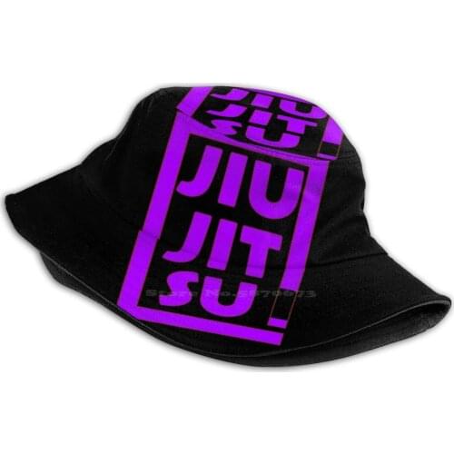 Jiu Jitsu Purple Belt Design Foldable Panama Bucket Hat Cap Jiu Jitsu Bjj Brazilian Jiu Jitsu Jiu Jitsu Purple Belt Cool Funny