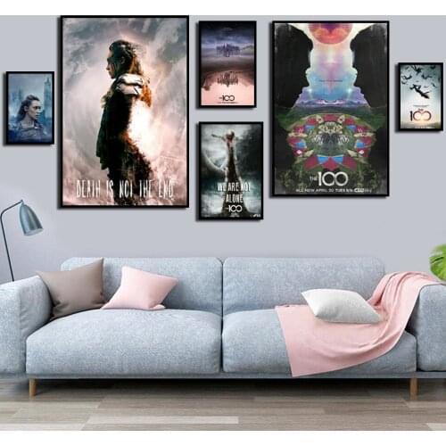 High Definition Canvas Poster Prints Hot The 100 New Season TV Series Show Movie Modern Oil Painting Art Wall Pictures Living Ro