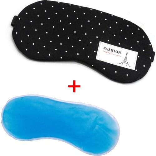 Home Blindfold Ice Gel Face Cold Relaxing Care Shade Comfortable Afternoon Nap Travel Sleeping Eye for mask Eyepatch Cover