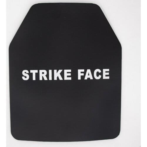 10" x 12" NIJ IIIA Bulletproof Steel Plate Strike Face Ballistic Panel for Plate Carrier Tactical Vest