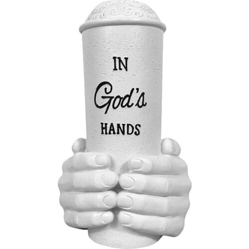 Vase Hand Of God Vase Gods Hands Holding Vase Interior Home Bedroom Living Dining Room Entrance TV Cabinet Desktop Decor 22cm