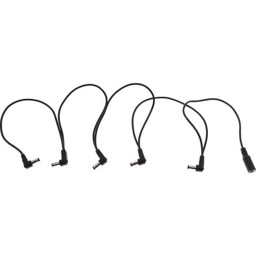 Guitar Effects Power Supply Charger + 1 to 5 Power Splitter Cable US Plug