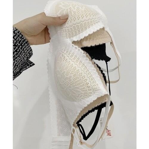 Tube Tops For Women Fashion Sexy Pushup With Cups Wrap Bustier Beautiful Lace Underwear Unwired Backless Bras Without Bulge