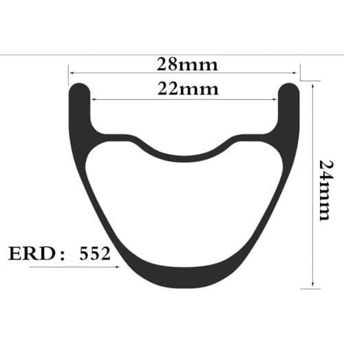 295g 28x24 XC Gravel Rims Light-Weight Rim Rim-Tubeless Mountain-Bike Carbon 29er or 27.5er Ready-29inch XC T800 MTB Light Rims