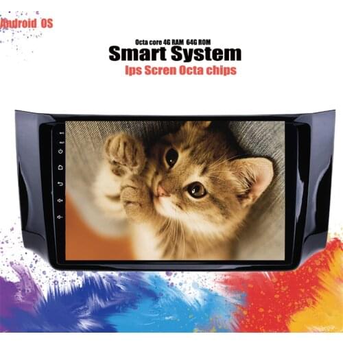 Anroid 10.0 for Nissan Sentra Sylphy B17 2012 2017 car dvd gps navi a/v system built-in Wifi dsp swc rgb 6+128GB CarPlay