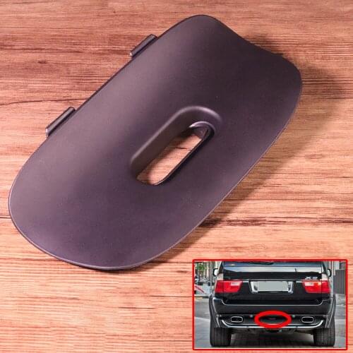 51128402327 Car Black Plastic Rear Bumper Cover Flap Trailer Hitch Mount Fit for BMW X5 E53 2000 2001 2002 2003 204 2005 2006