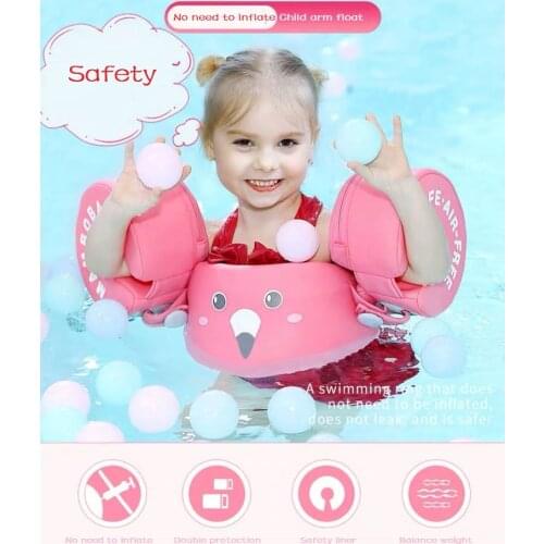 Kids Swimming Ring Safety Non-Inflatable Float Lying Infant Baby Swim Pool Accessories Circle Bathing Toys Float Swim Trainer