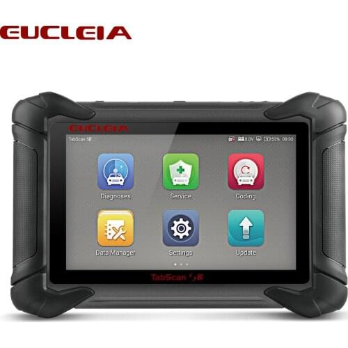 EUCLEIA S8 OBD2 Diagnostic Scanner J2534 Programming ECU Programmer OBD 2 Car Diagnostics Automotive tools Garage for Car Repair