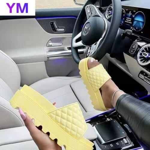 HOT 2021 Summer Women Sandals Solid Color Open Toe Woven Sandals Outdoor Beach Shoes Plus Size 35-43 Zapatillas Mujer Casa Hot