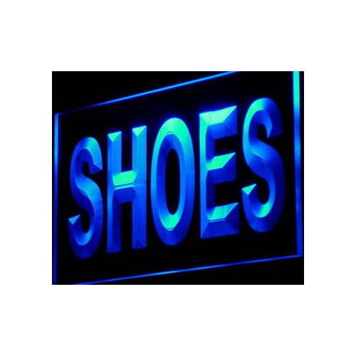 I999 Shoes Supplier Shop Display Metal Decor Neon Light Light Signs On/Off Swtich 20+ Colors 5 Sizes