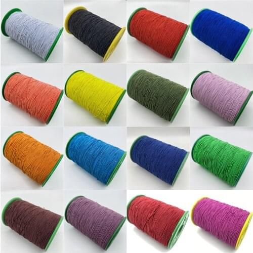 10yards/Lot 0.5mm Round Elastic Ribbon Sewing Elastic Band Fiat Rubber Band For Waist Band Stretch Rope DIY Jewelry Making