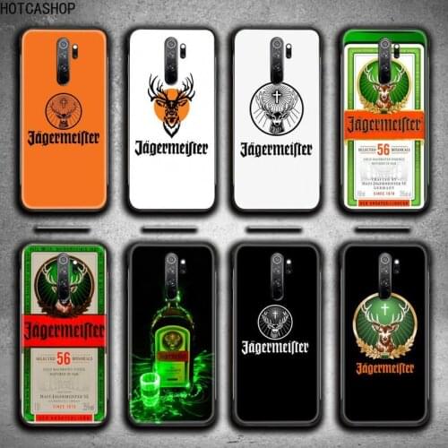 Jagermeister logo Phone Case for Redmi 9A 8A 7 6 6A Note 9 8 8T Pro Max Redmi 9 K20 K30 Pro