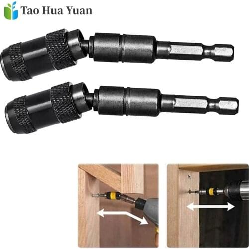 1/4 "Hex Magnetic Screw Drill Tip Quick Change Locking Bit Holder Drill Screw Tool Drive Guide Drill Bit Extension Rod Wood Tool