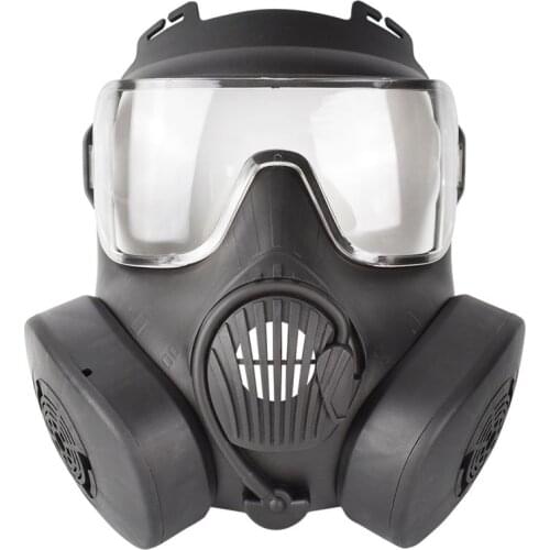 Outdoor Sports Full-covered Gas Mask Helmet PC Lens Adjustable Shock Resistance Sportswear New 2021