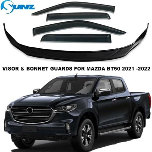 Front Bonnet Guard Protector For Mazda Bt50 Bt-50 2021 2022 Hood Protectors Bonnet Bra Bonnet Shield SUNZ