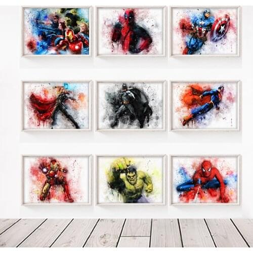 Full Square 5d Diamond Painting Marvel Avengers Superheroes Diamond Mosaic Sale Diamond Embroidery Cross Stitch Home Decor