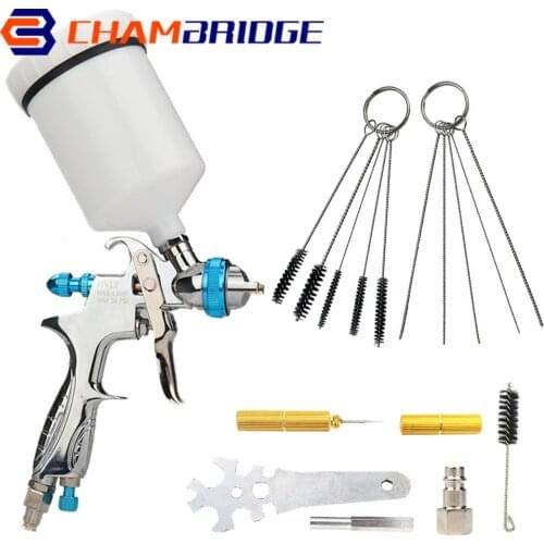 Professional Mini Paint Spray Gun 600ml 1.4mm Nozzle Gravity Airbrush Kit For Painting Car Pneumatic Tool Air Brush Sprayer