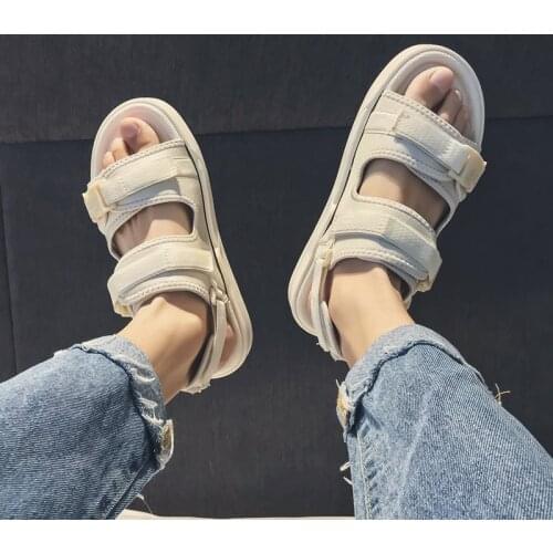 Summer New Mens Thick Soled Casual Sandals Outdoor Waterproof Beach Shoes Chanclas De Hombre Fashion Casual Shoes