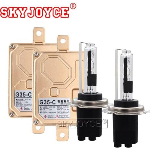 SKYJOYCE 1 Set No Error Canbus Ballast 35W H7CR Xenon HID Headlight Kit 4300K 5000K 6000K 8000K Car Light Xenon H7CR HID Bulbs