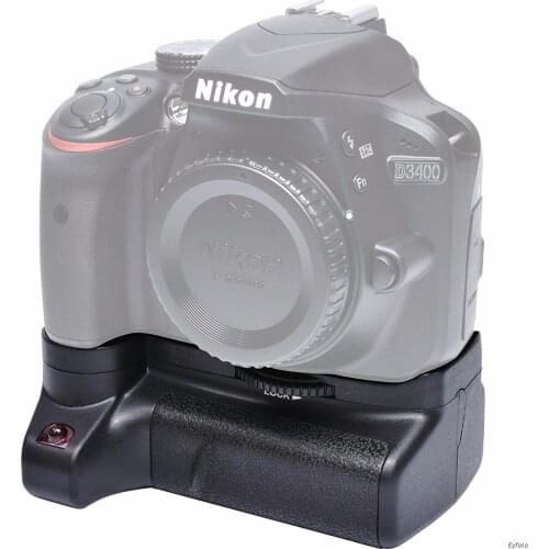 Vertical Battery Grip Holder for Nikon D3400 Camera Multi-power Battery Handgrip Pack Professional Accessories
